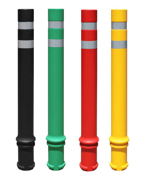 semiflexible bollards aeco dt fixed